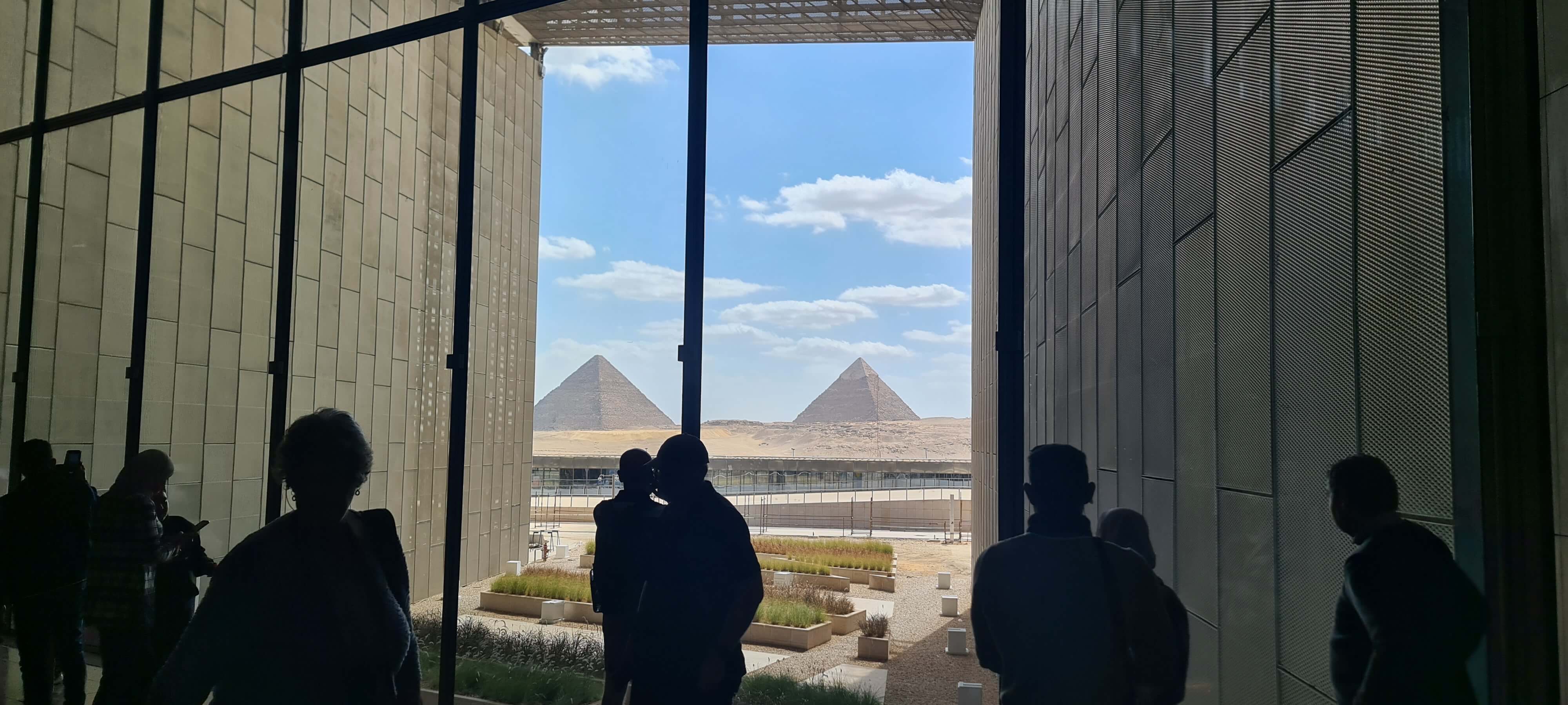 View of Pyramids from GEM